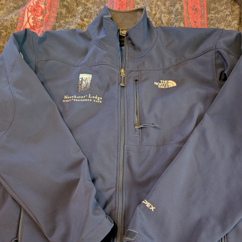 North Face Apex Softshell Jacket Navy